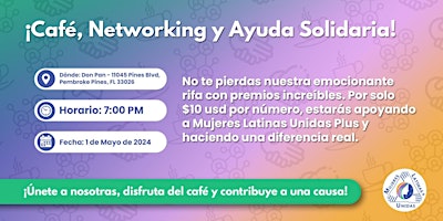 Primaire afbeelding van Mujeres Latinas Unidas Café y Networking