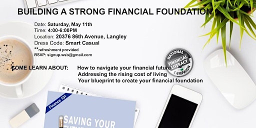 BUILD A STRONG FINANCIAL FOUNDATION primary image