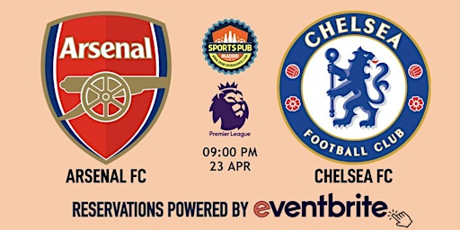 Arsenal v Chelsea | Premier League - Sports Pub Malasaña primary image