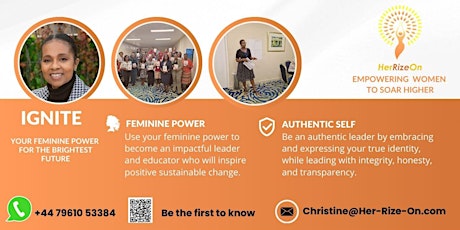 "Ignite Your Feminine Power" Join the Women's Empowerment Movement Today