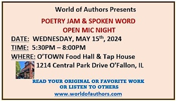 Imagen principal de World of Authors Poetry Jam & Spoken Word Open-Mic Night