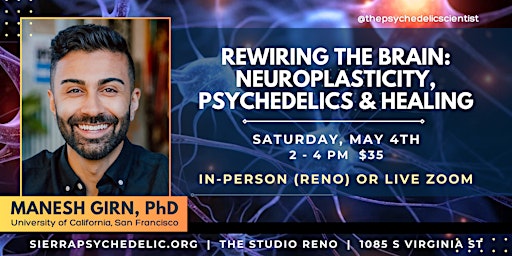 Immagine principale di Rewiring the Brain: Psychedelics, neuroplasticity and healing 