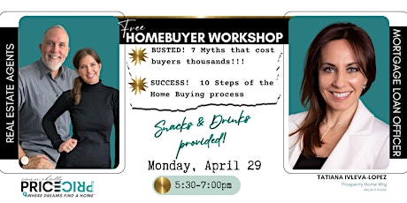 Free Home Buyer Workshop- How to Navigate Buying a Home in Today's Market
