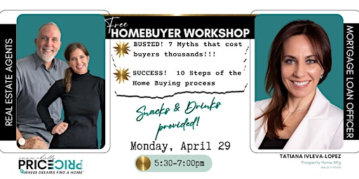 Imagem principal de Free Home Buyer Workshop- How to Navigate Buying a Home in Today's Market