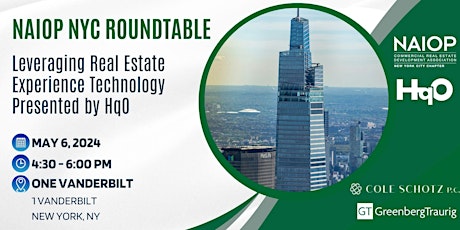 NAIOP NYC Roundtable - Leveraging Real Estate Experience Technology w/HqO