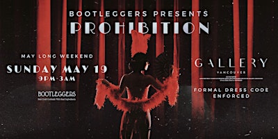 Image principale de PROHIBITION at Gallery Vancouver - A Gatsby Experience