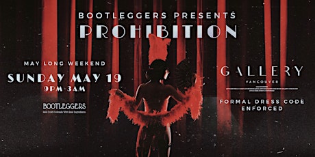 PROHIBITION at Gallery Vancouver - A Gatsby Experience