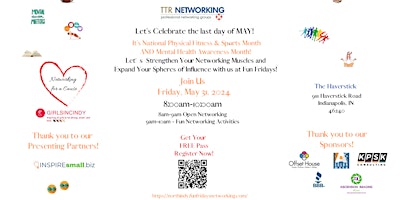 Primaire afbeelding van TTR's Fun Fridays- Networking For A Cause! Friday, May 31- The Haverstick!
