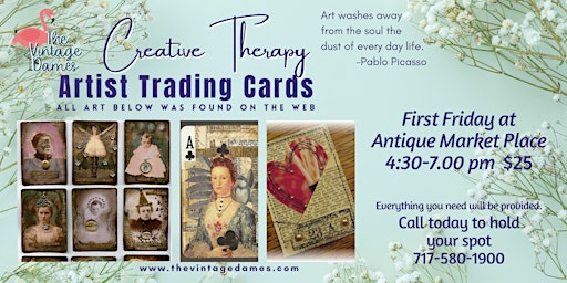 First Friday – Artist Trading Card Mixed Media – May 3rd primary image