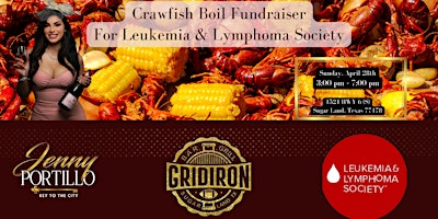 Primaire afbeelding van Crawfish Boil Fundraiser For Leukemia & Lymphoma Society