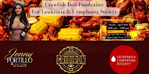 Imagem principal de Crawfish Boil Fundraiser For Leukemia & Lymphoma Society