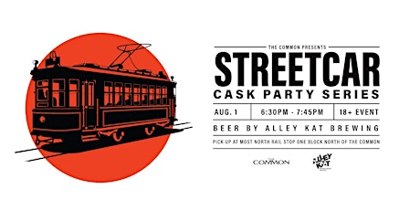 Alleykat & Sawback  - Cask Beer Streetcar Aug 1 - 645 PM