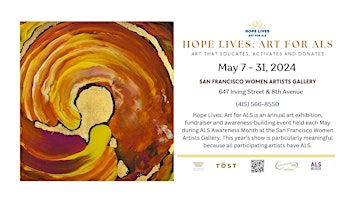 Imagem principal do evento Hope Lives: Art for ALS - Opening Reception