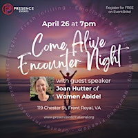 Primaire afbeelding van Encounter Night with Presence Revival Center - Guest Speaker Joan Hutter!