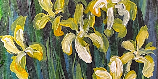Monet's Yellow Irises - Paint and Sip by Classpop!™ primary image