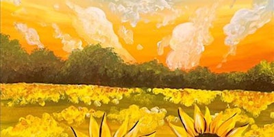 Imagen principal de A Field of Sunflowers - Paint and Sip by Classpop!™