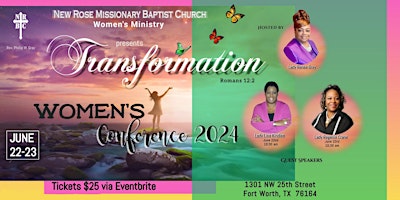 Imagem principal do evento New Rose MBC - Women's Ministry - Women's Conference 2024