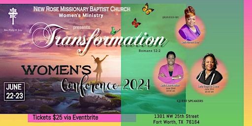 Primaire afbeelding van New Rose MBC - Women's Ministry - Women's Conference 2024