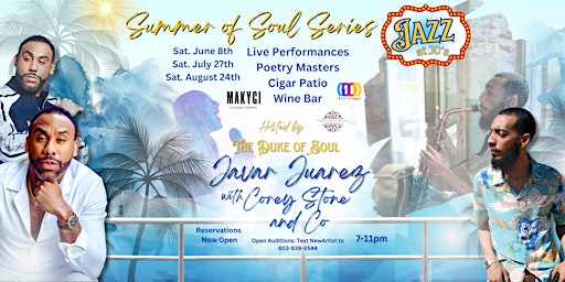 Imagem principal do evento Jazz at JC's Summer of Soul Series