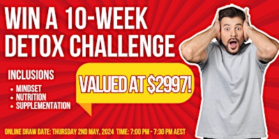 Win a 10-WEEK Detox Challenge Valued at $2997 primary image