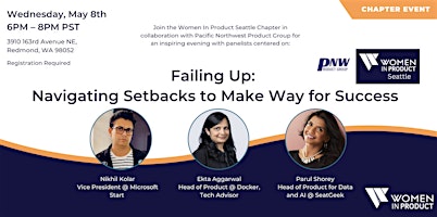 WIP Seattle | Failing Up: Navigating Setbacks to Make Way for Success primary image