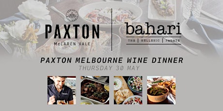 Wine Dinner Melbourne Paxton Wines