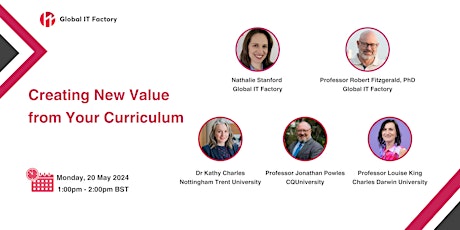 Webinar: Creating New Value from Your Curriculum