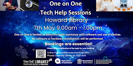 Howard Library - One on One Tech Help Sessions  primärbild