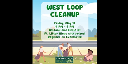 Image principale de Trash Cleanup in West Loop!
