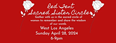 Imagem principal do evento Red Tent Sacred Sister Circle