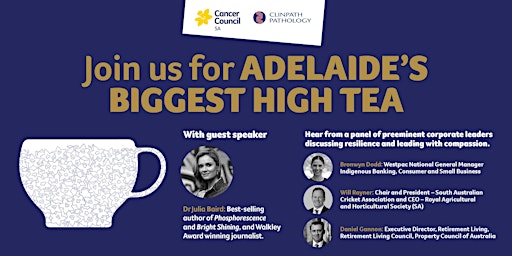 Imagem principal do evento Cancer Council SA's Adelaide's Biggest High Tea