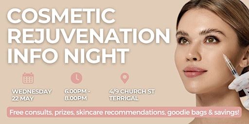 Imagem principal do evento Cosmetic Rejuvenation Info Night