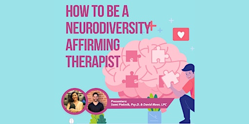 Primaire afbeelding van How to Be a Neurodiversity Affirming Therapist