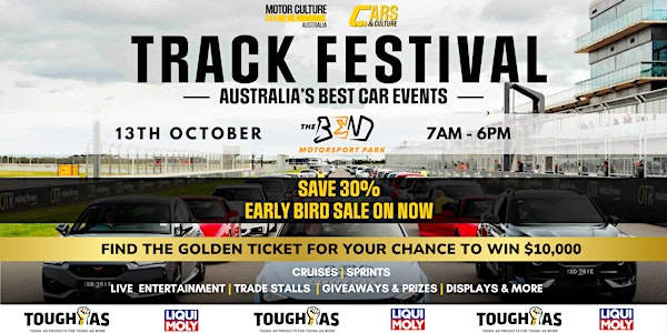 Cars & Culture Track Festival - October 13 - SA