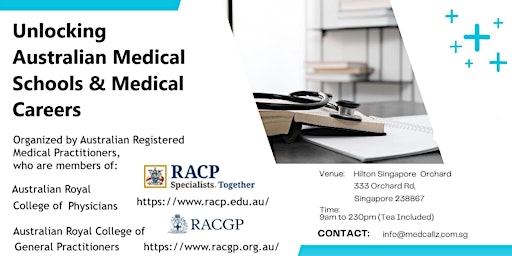 Imagem principal do evento "Unlocking Australian Medical Schools & Medical Careers" - Day 1