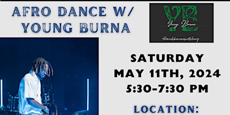 Afro Dance Class W/ Young Burna