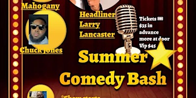 Summer Comedy Bash!!! primary image