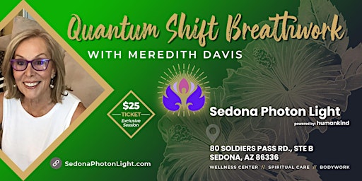 Imagem principal do evento Quantum Shift Breathwork with Meredith Davis
