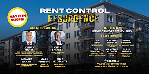 Immagine principale di More Rent Control - What Can We Do To Stop It? 