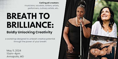 Imagem principal do evento Breath to Brilliance: Boldly Unlocking Creativity
