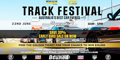 Imagem principal do evento Cars & Culture Track Festival - June 22 - QLD