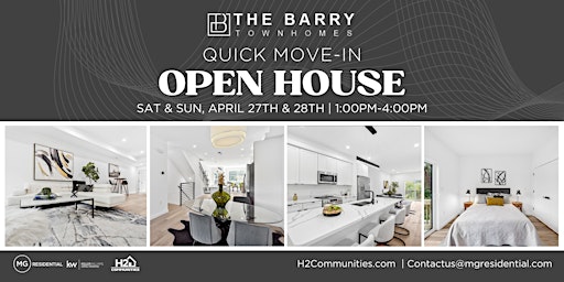 Image principale de Quick Move-In Open House Weekend ! | Unveiling Luxury at The Barry