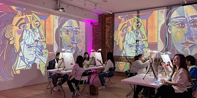 Primaire afbeelding van Ivy League Immersive Experience Paint and Sip- A Night with Pablo Picasso