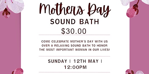 Divine Mother - Nurturing Sound Bath Experience primary image