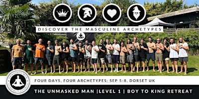 Imagem principal do evento The Unmasked Man | Level 1 | Boy to King Retreat