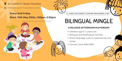 Imagem principal do evento Bilingual Mingle Playgroup - Term 2 2024