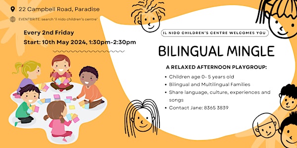 Bilingual Mingle Playgroup - Term 2 2024
