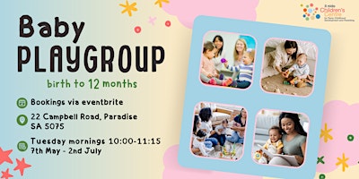 Baby Playgroup - Term 2 primary image