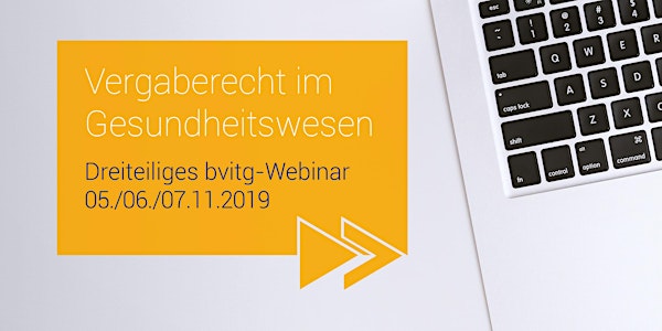 bvitg-Webinar "Vergaberecht im Gesundheitswesen"