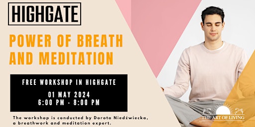 Hauptbild für Unveiling the power of your Breath: An Intro to the Happiness Program